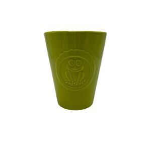 Adorable 4" Green Planter with Embossed Frog